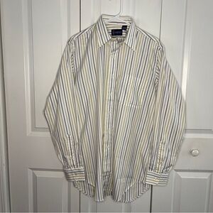 Kenneth Gordon Dress Shirt 100% Cotton Made In USA 15.5” Neck 46” Chest Muse’s